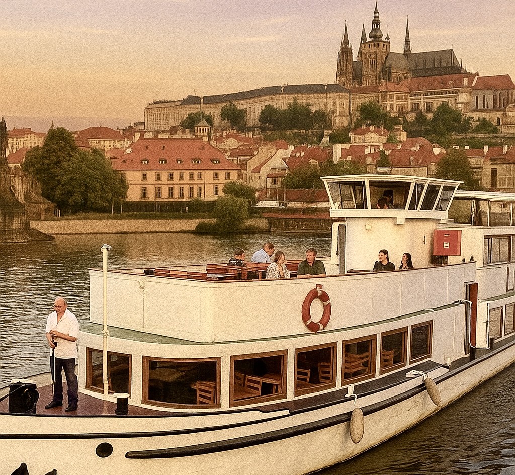 Historic Boat With Snack and Drink 3