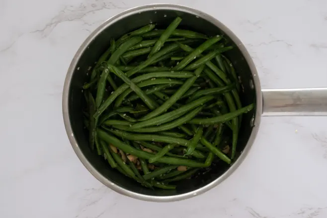 Cook green beans