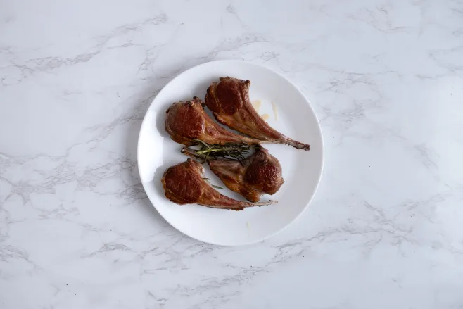 Fry lamb