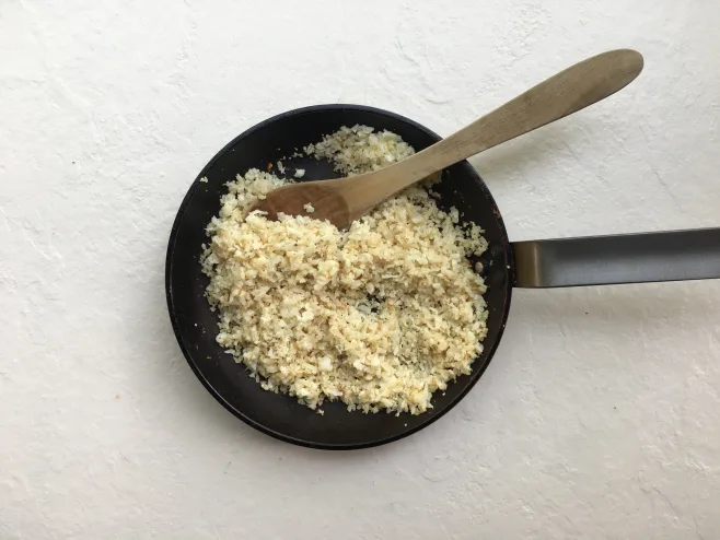 Make cauliflower rice