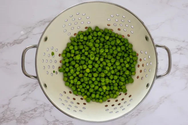 Boil peas