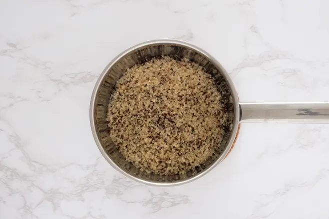 Cook quinoa