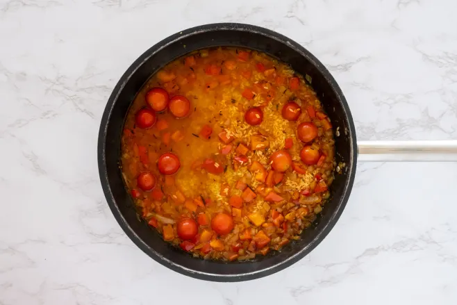 Add orzo