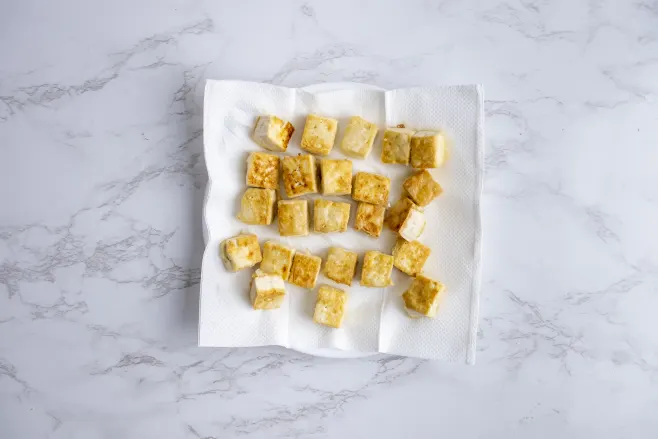 Fry tofu