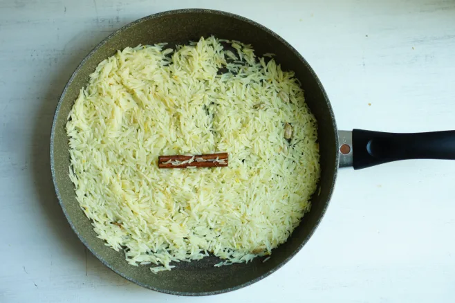 Steam pilaf