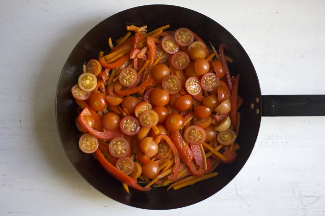 Fry vegetables