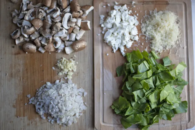 Prep vegetables