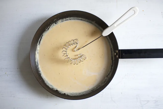 Make cheese sauce