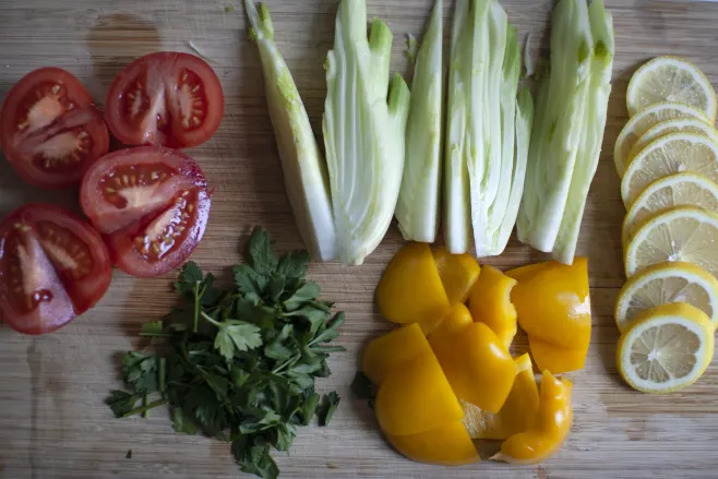 Prep vegetables