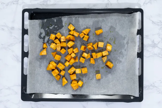 Roast sweet potatoes
