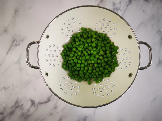Boil peas