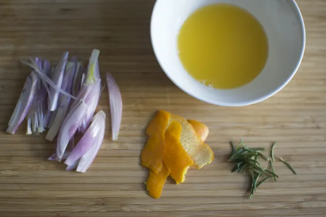 Prep sauce ingredients