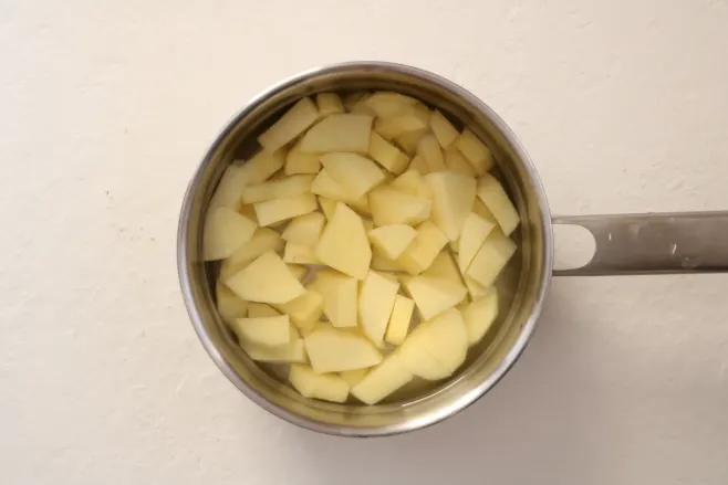 Cook potatoes