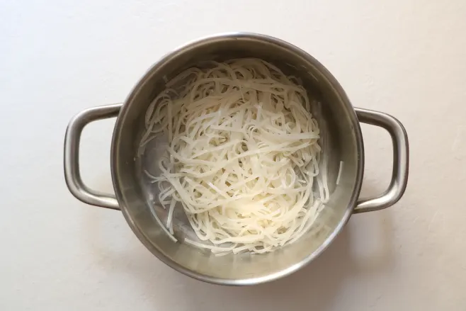 Boil noodles