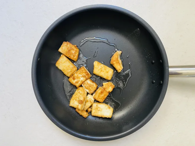 Fry tofu