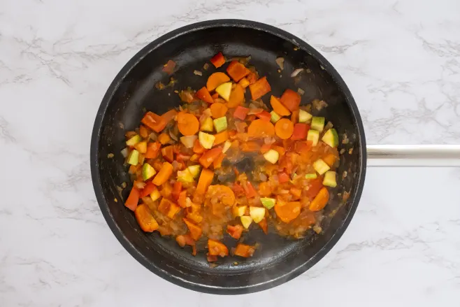 Fry vegetables