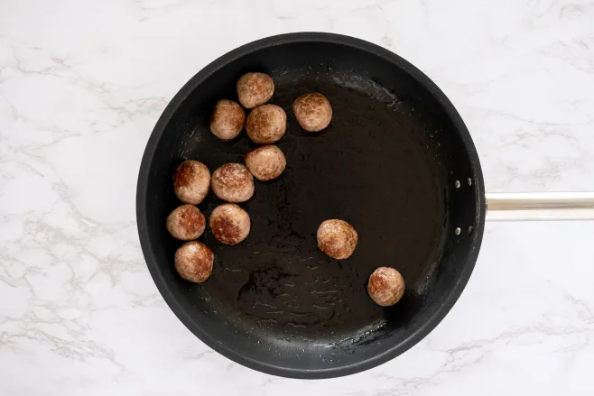 Fry meatballs