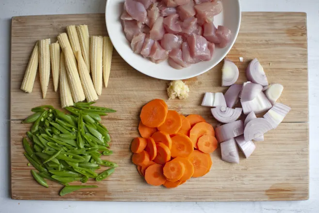 Prep vegetables