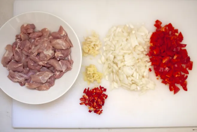 Prep ingredients