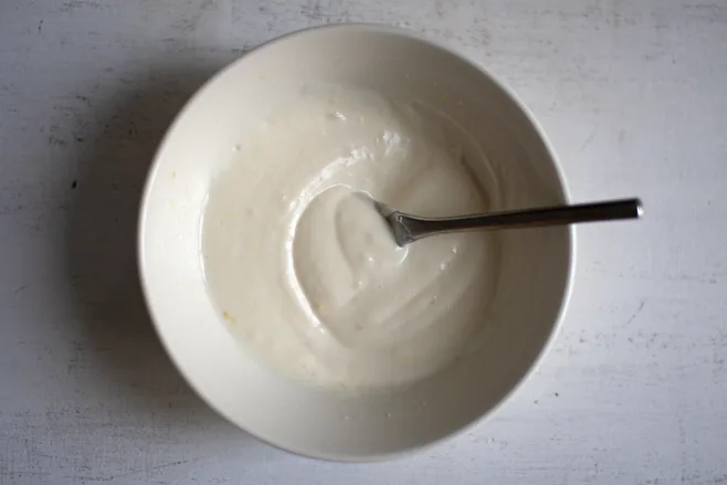 Make lemon mayonnaise