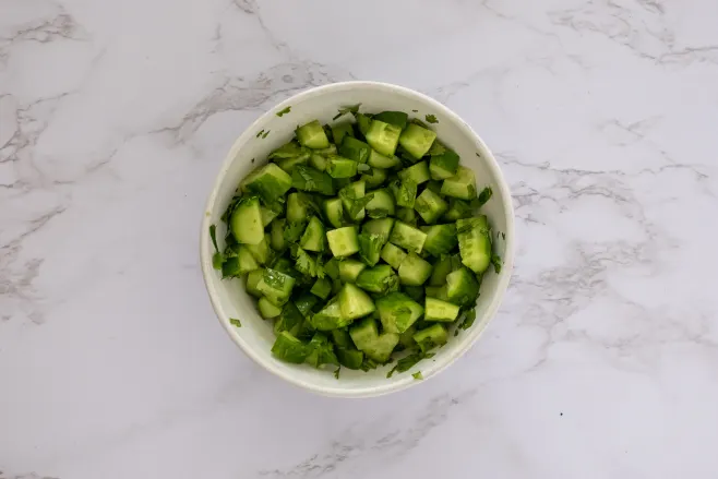 Prep cucumber salad