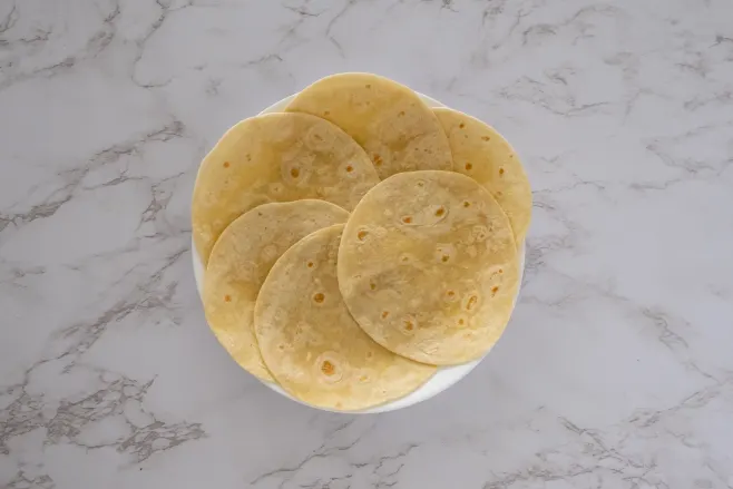 Warm tortillas