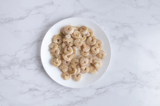 Fry prawns