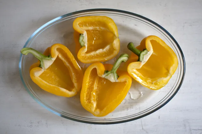 Roast peppers