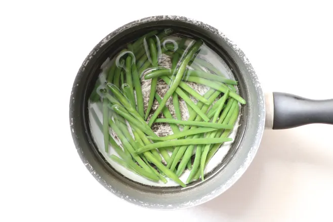 Boil green beans