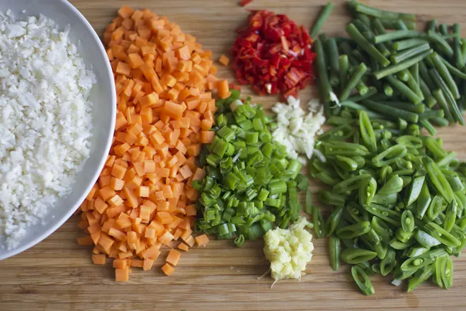 Prep vegetables