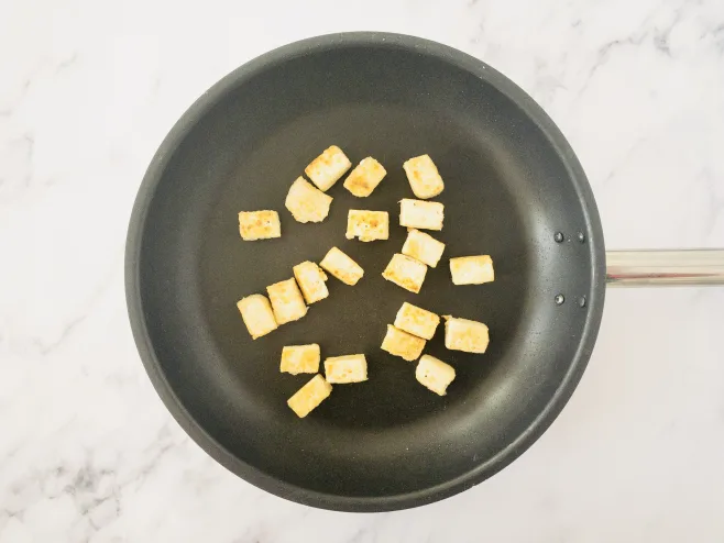 Fry tofu