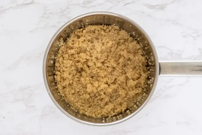 Boil quinoa