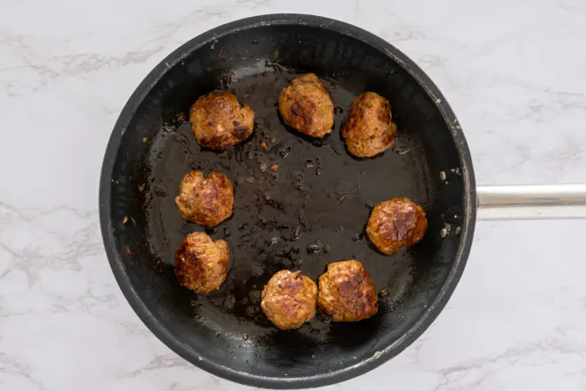 Fry meatballs