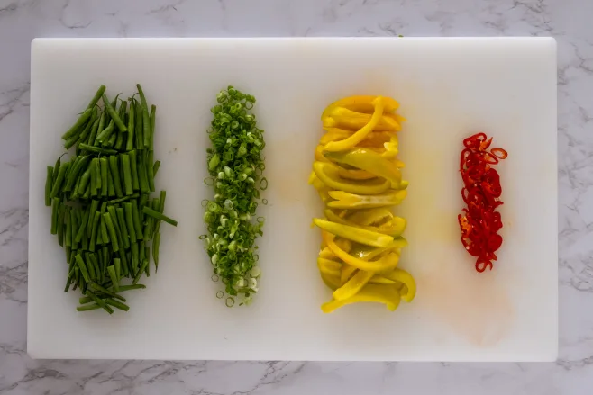 Prep vegetables