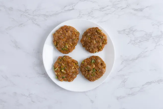 Prep chicken burgers