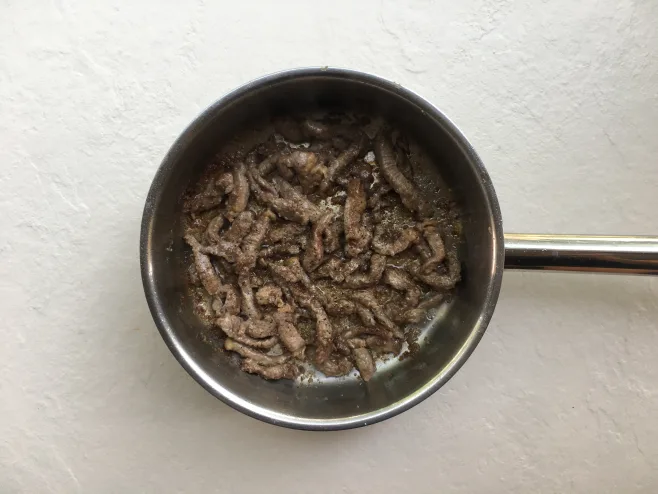 Fry beef