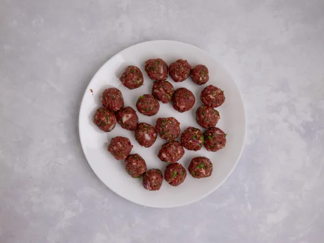 Prep meatballs
