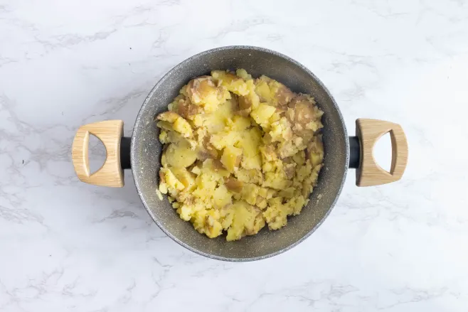 Cook potatoes