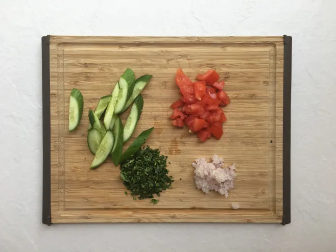 Prep vegetables