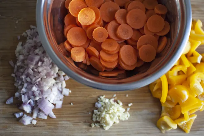 Prep vegetables