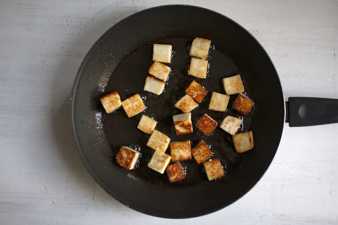 Fry paneer