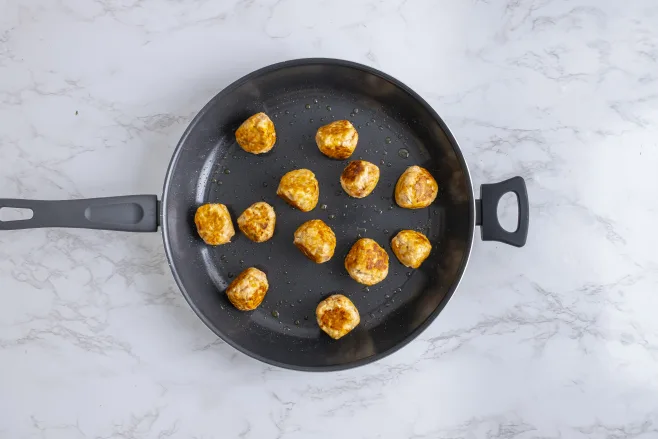 Fry meatballs