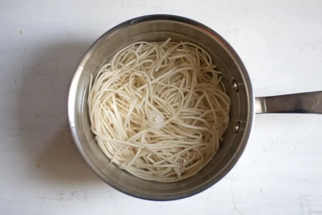 Boil noodles