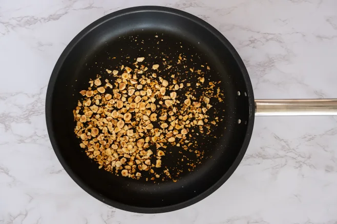 Toast hazelnuts