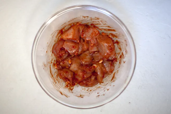 Marinate chicken