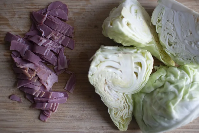 Prep cabbage