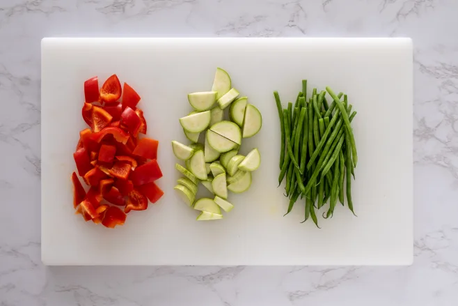 Prep vegetables