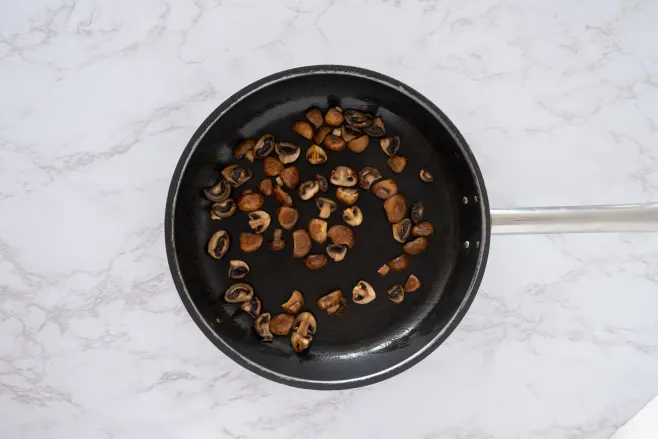 Fry mushrooms