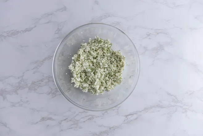 Mix the cottage cheese