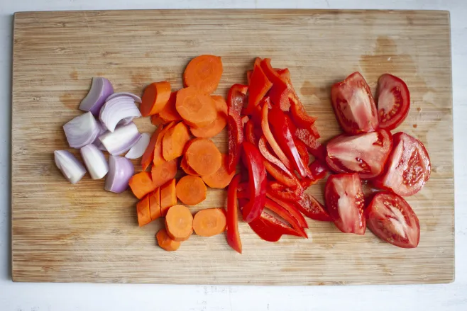 Prep vegetables